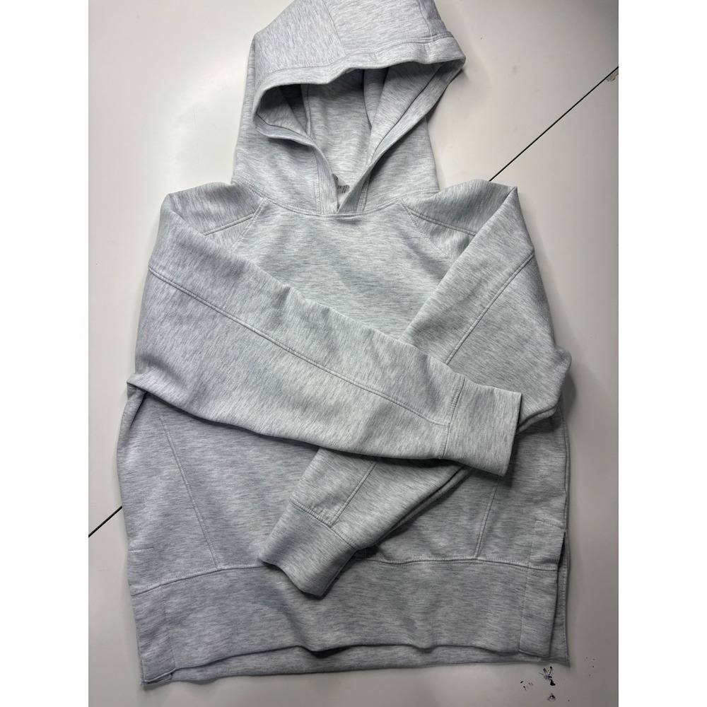 Yogalicious Scuba Prodigy Pullover Hoodie Heather Grey Womens XS Athletic Sweat